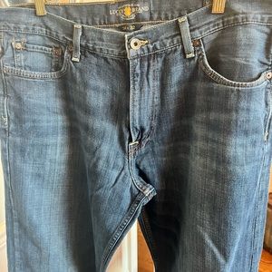 LUCKY BRAND VINTAGE ZIP FLY DENIM JEANS 36x32